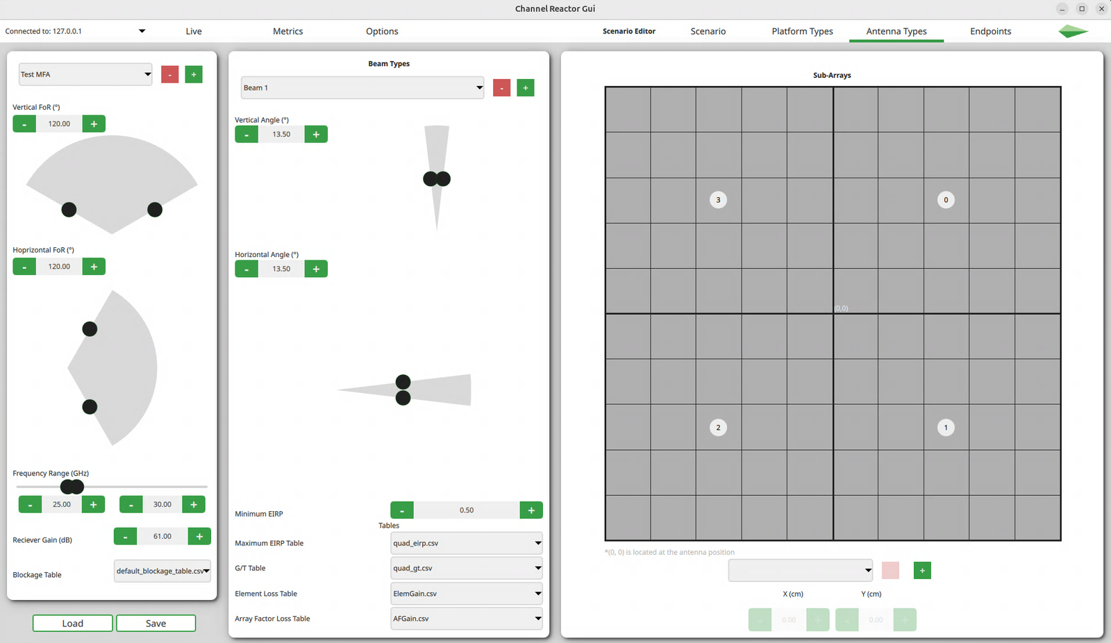 Channel Reactor UI Screenshot