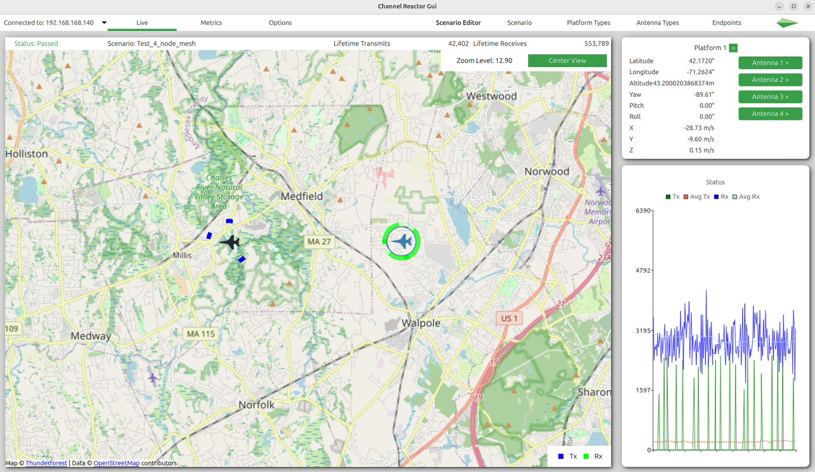 Channel Reactor UI Screenshot